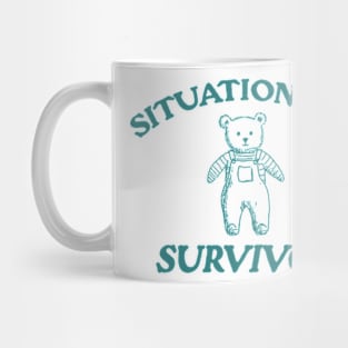 Situationship Survivor Shirt,  Y2K Iconic Funny It Girl Meme Mug